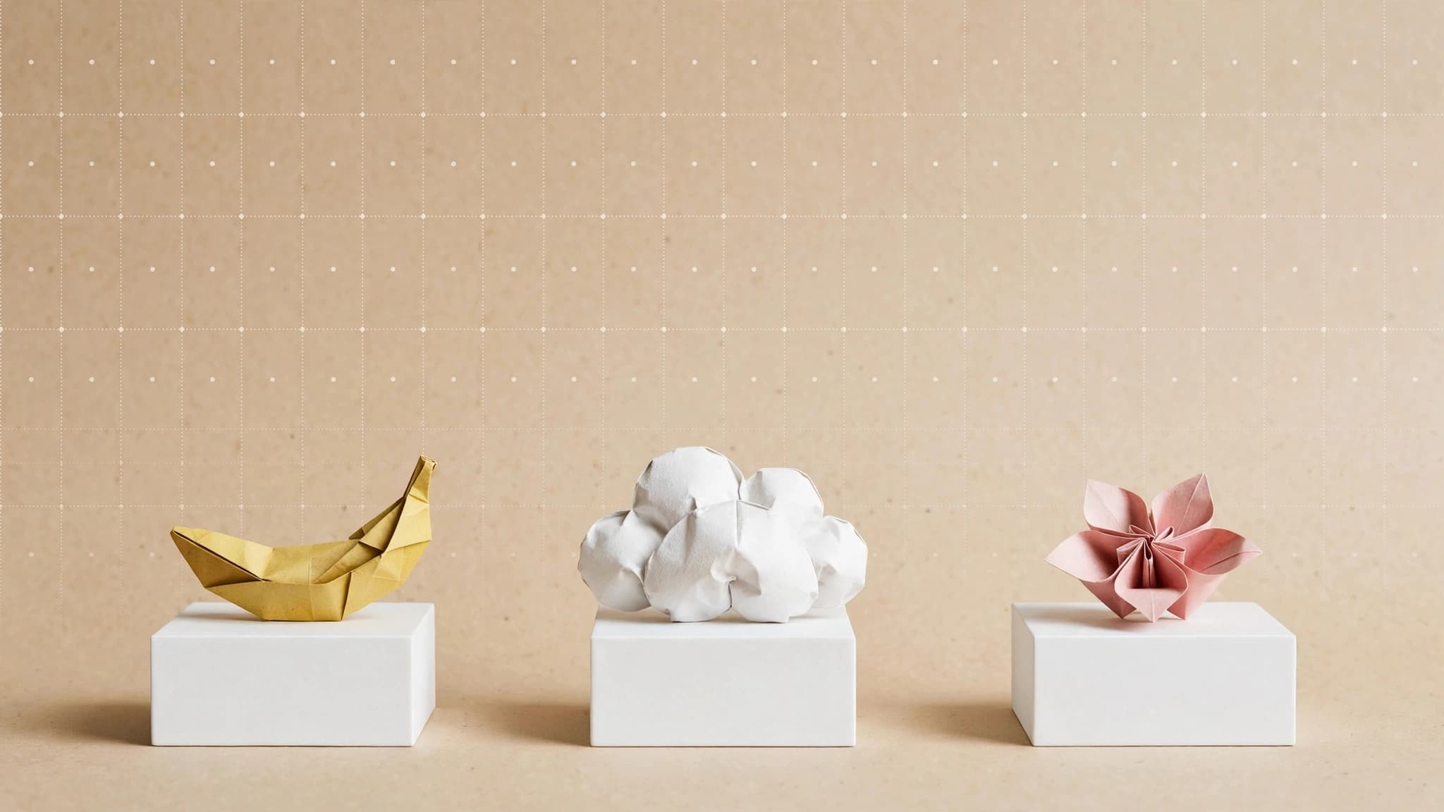 Editorial origami illustration for Nano Banana, Seedream, Flux: which AI image model to use when