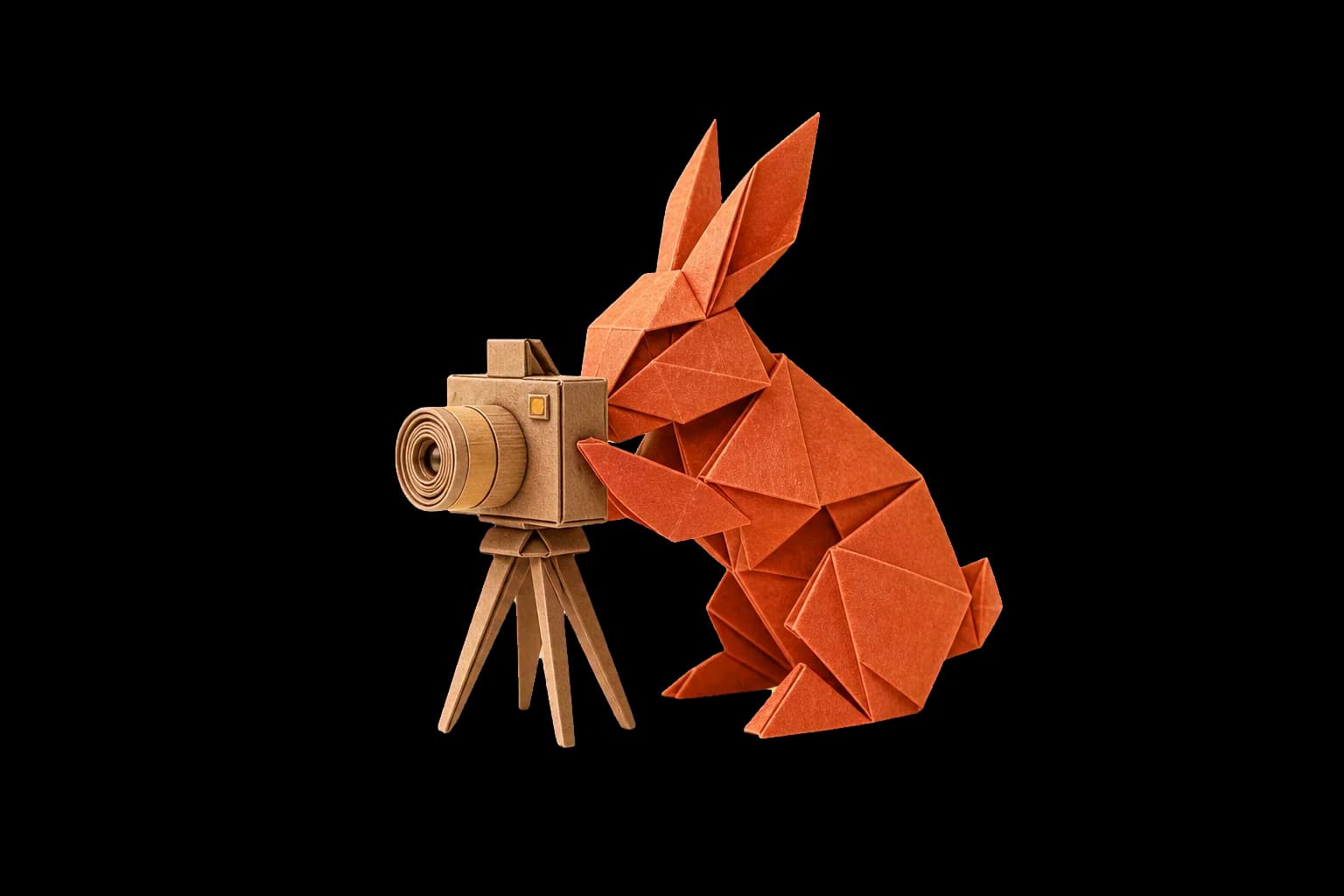 Origami illustration for Drop in the photos. Paste the URL.
