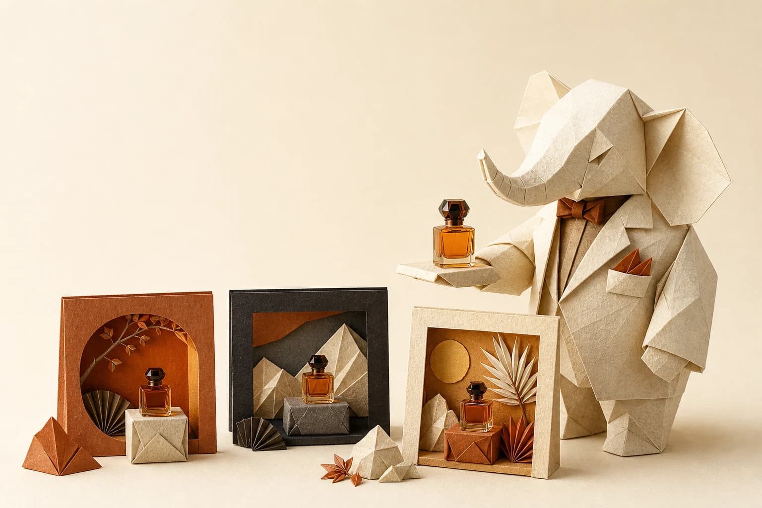 Origami illustration for Start from the photo you already have.