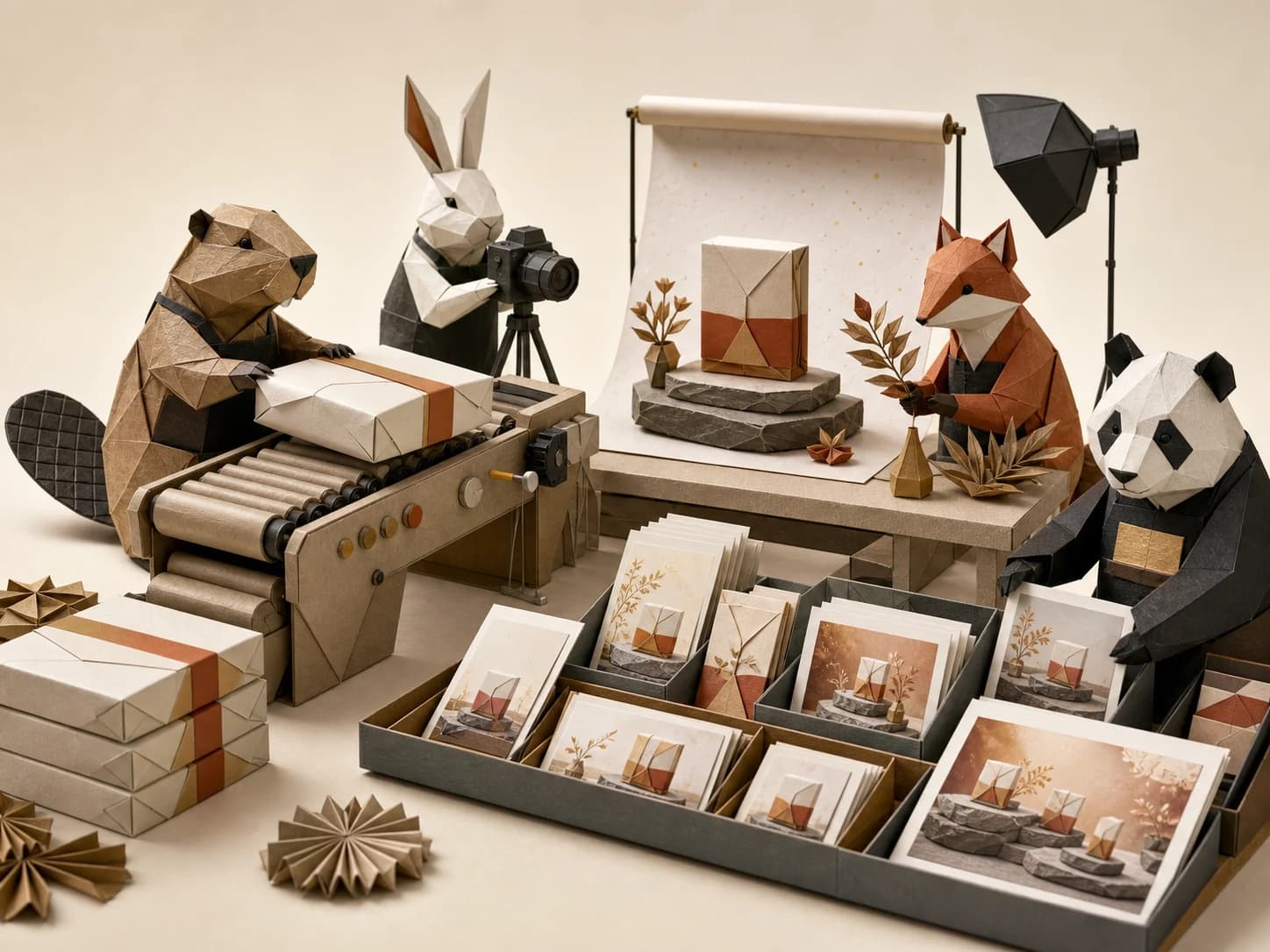Origami ecommerce team turning one product into a complete set of campaign assets