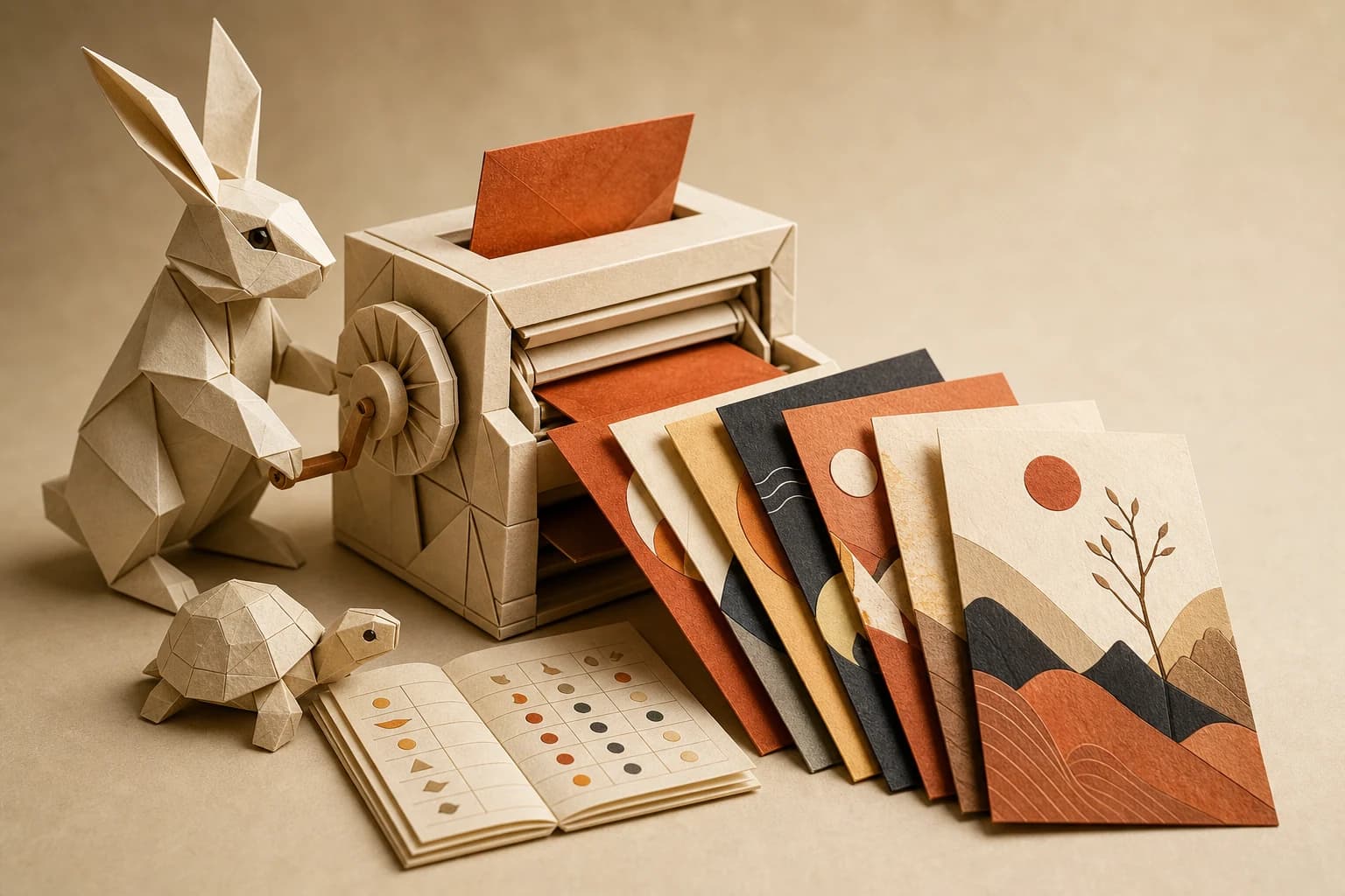 Origami illustration for Per-market is a rerun