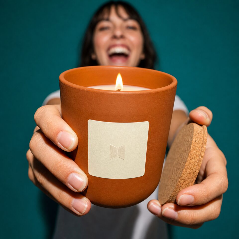Lifestyle scene with the product composed in