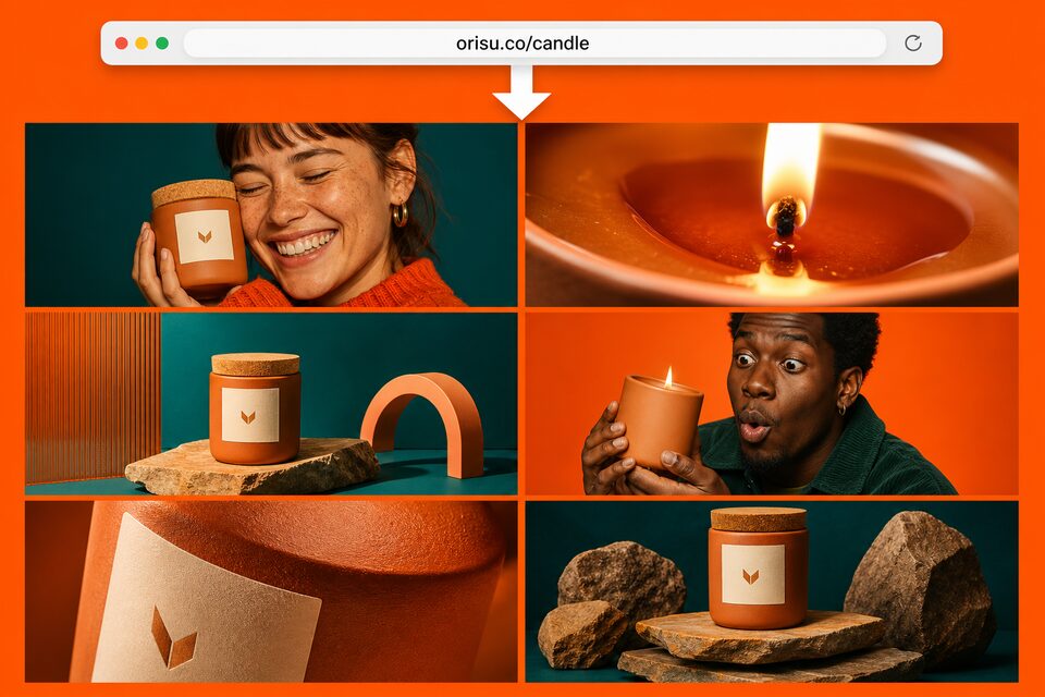 Product URL → ad set — example output
